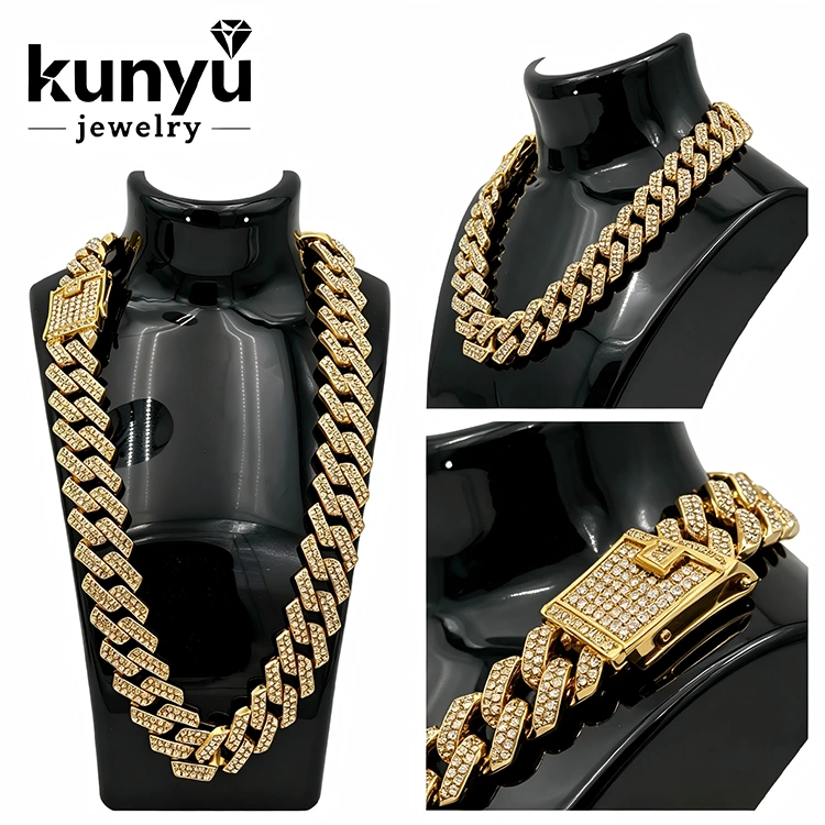 Kalung Pautan Cuban Chunky