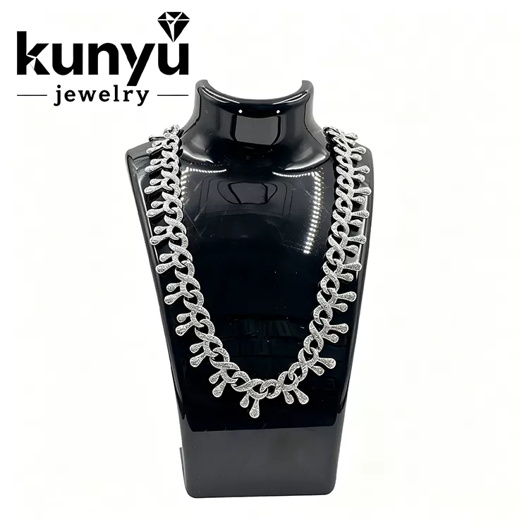 Kalung Cuban Look Berlian