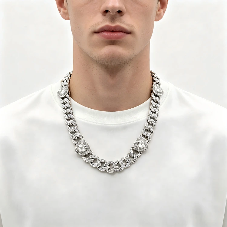 Rantai Kalung Cuban Buatan Tangan