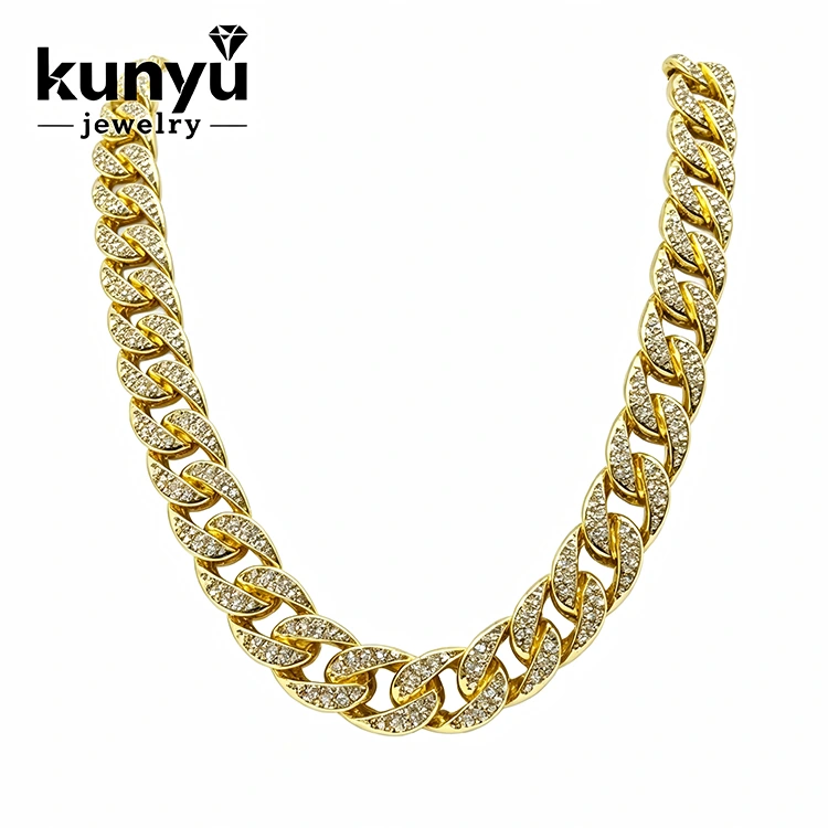 Rantai Kalung Cuban Tebal