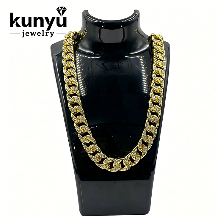 Rantai Kalung Cuban Tebal